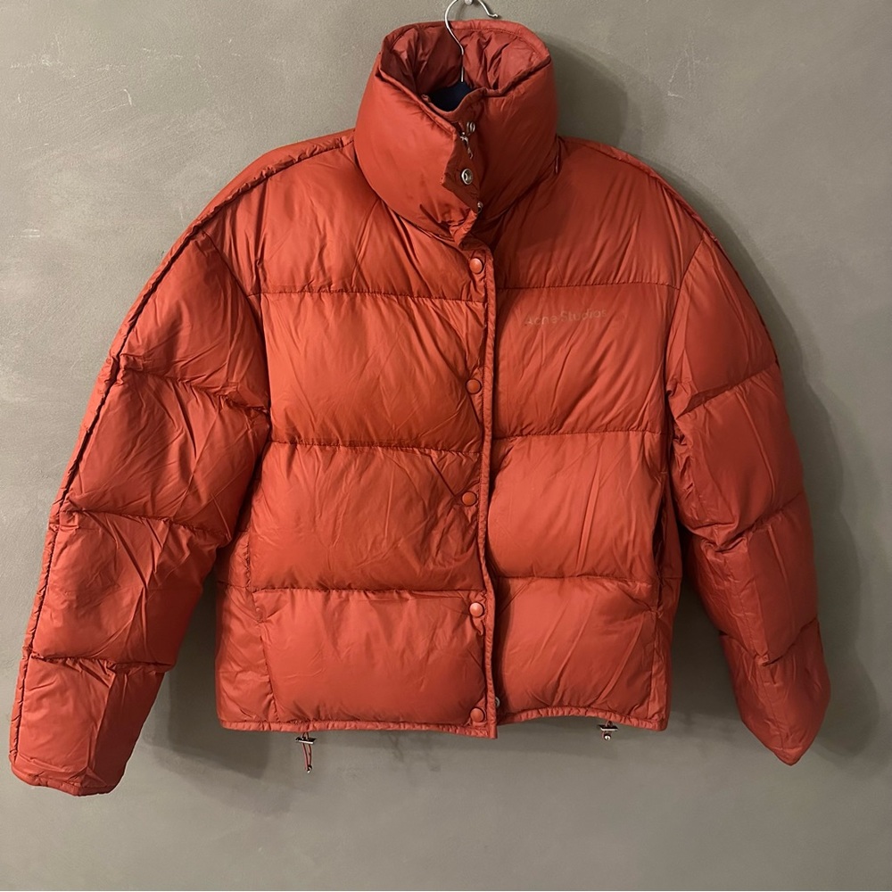 Acne Studios rust orange down Puffer Jacket